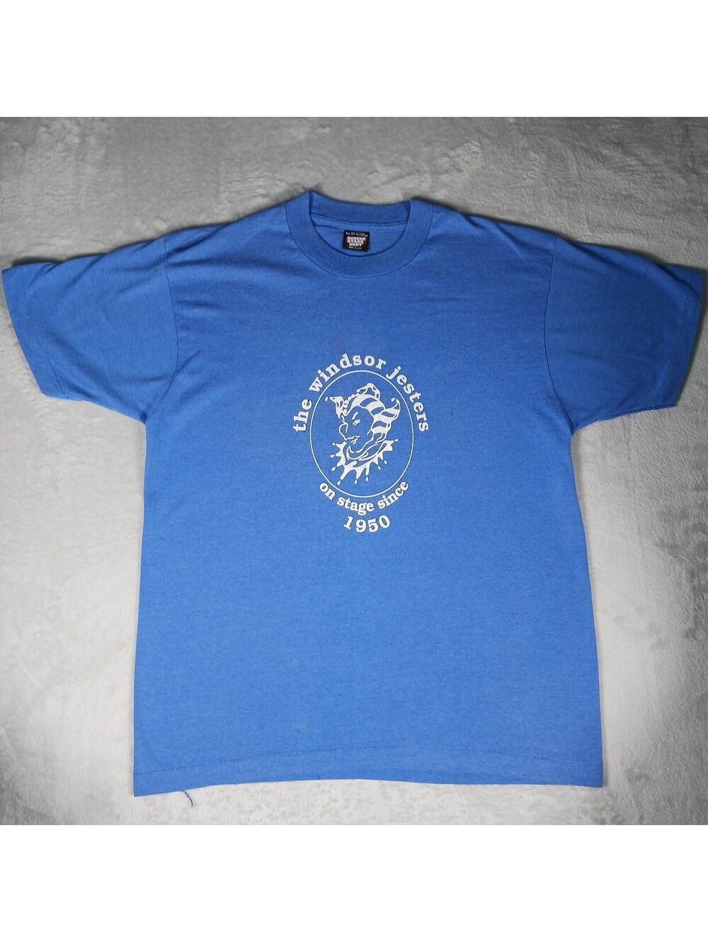 Vintage 80s Screen Stars The Windsor Jesters Theatre Graphic T-Shirt XL Adult